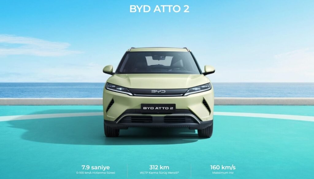 BYD Atto 2, Aralık'ta Türkiye'de Piyasaya Sürülecek