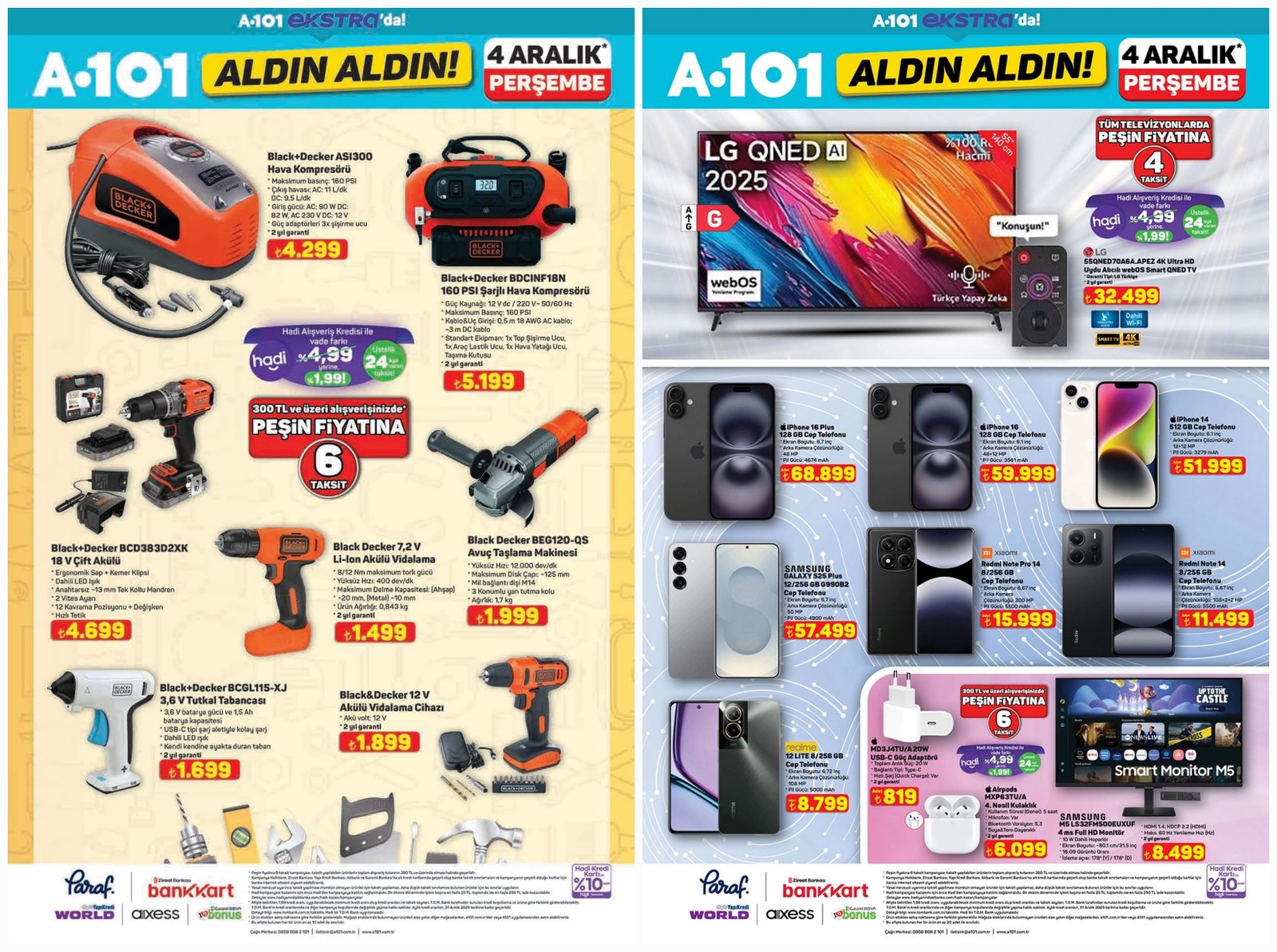  4 Aralık A101 Ekstra