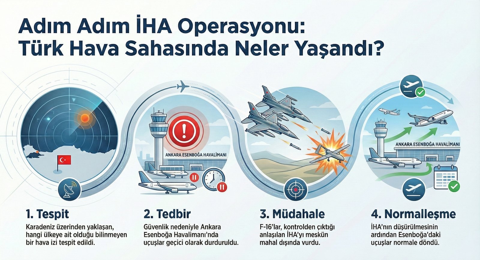 MSB duyurdu: Karadeniz’de kontrolden çıkan İHA düşürüldü