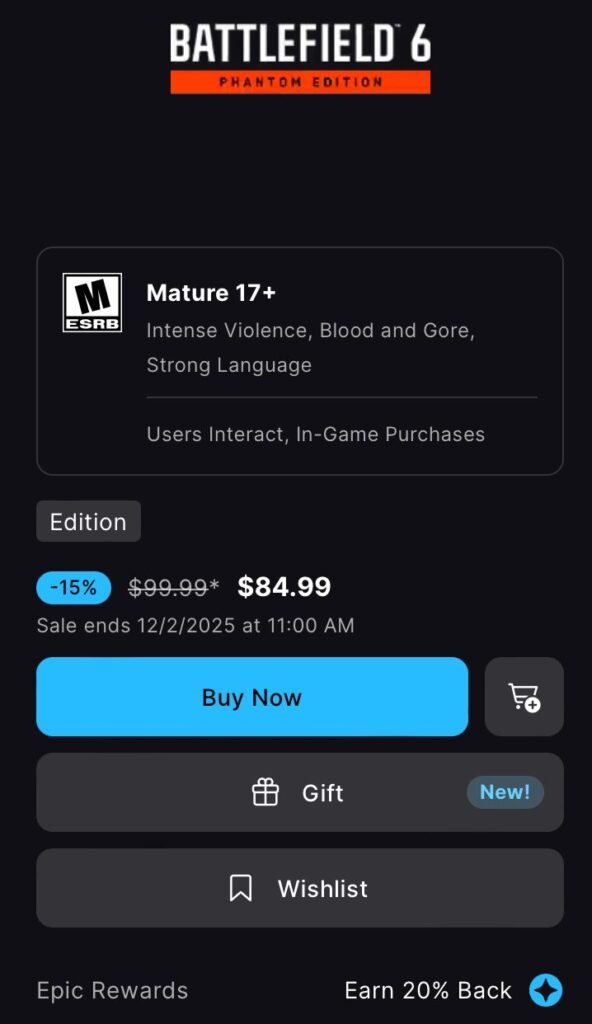 Artık Epic Games Store'da Oyun Hediye Edebilir ve Ödüller Kazanabilirsiniz!