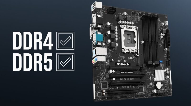 ASRock'tan DRAM Krizine Çözüm: DDR4 ve DDR5 Destekli Anakart!