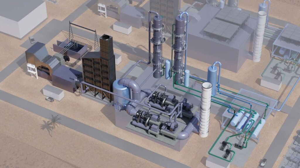 Gaz Türbinlerinde Karbon Yakalama ve Atık Isı ile Elektrik Üretimi