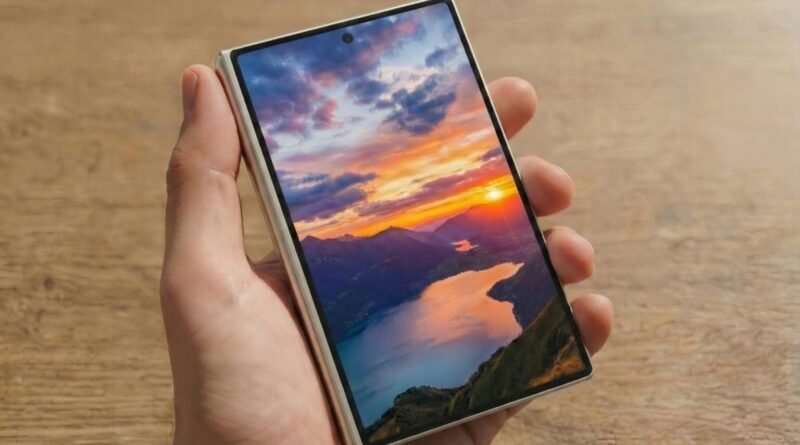 Samsung’un geniş ekranlı katlanabilir telefonu böyle görünebilir