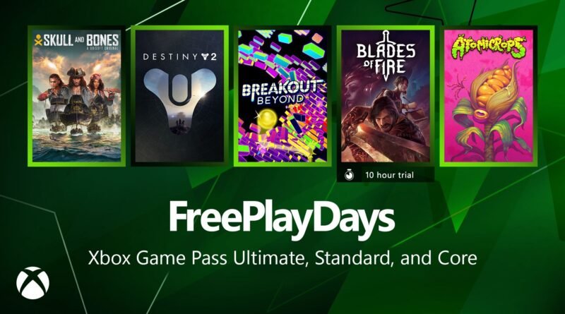 Xbox, beş oyunu kısa süreliğine ücretsiz sundu.