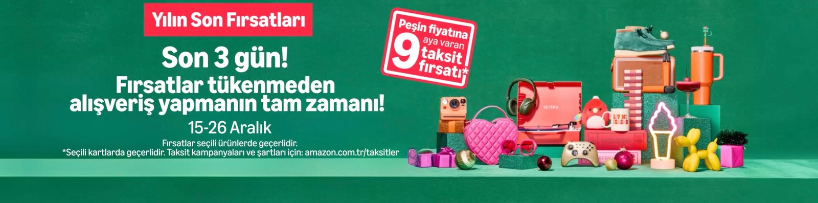 Amazon'da Yılın Son Fırsatları: İşte öne çıkan indirimler!