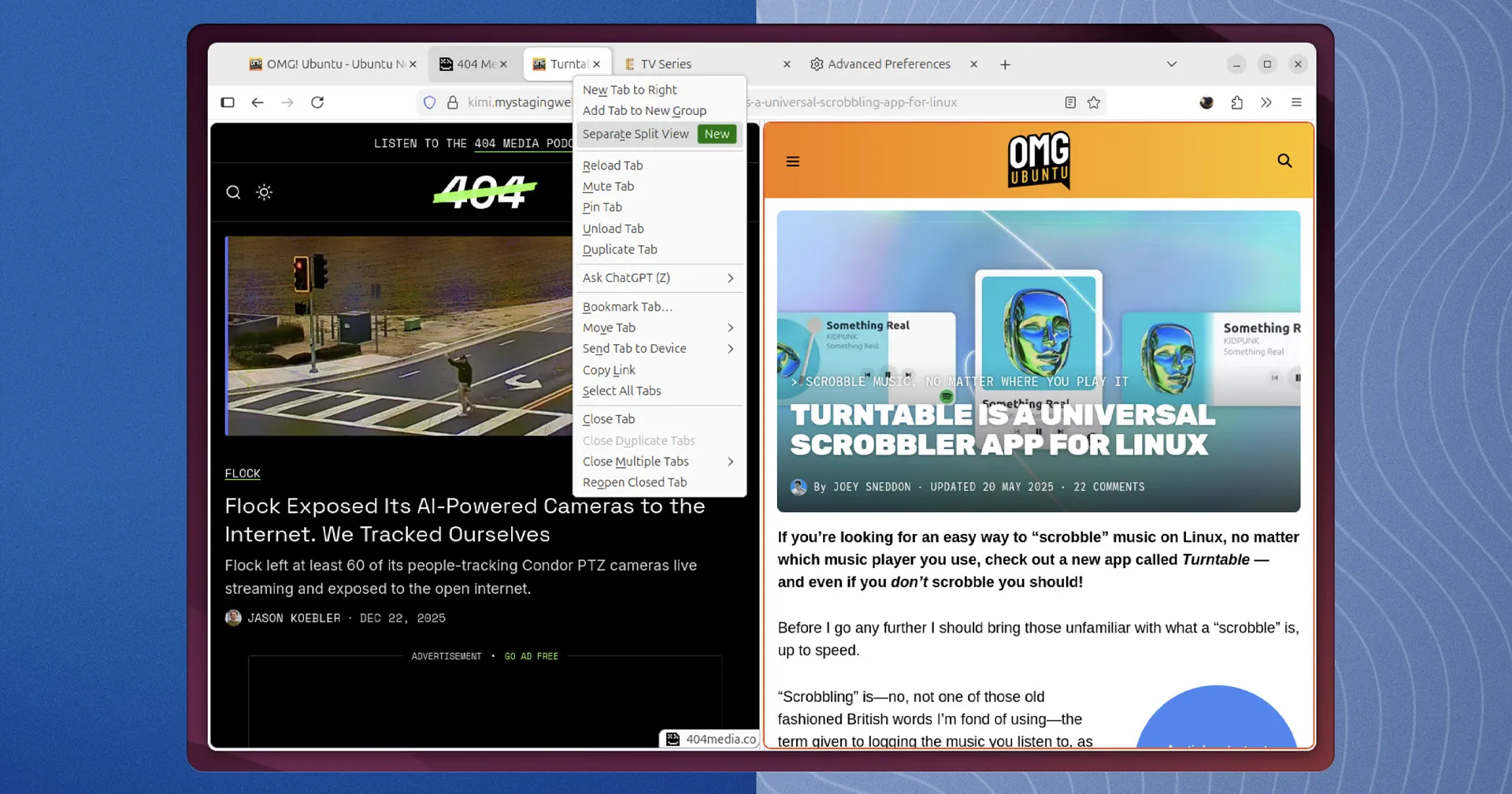 Firefox, Bölünmüş Görünüm, Split View, Chrome, Mozilla