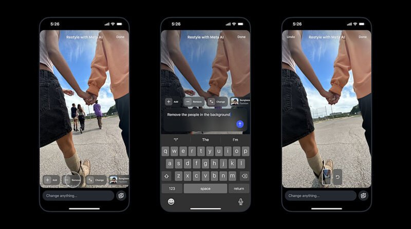 Instagram, Hikâyelere Yapay Zekâ Destekli Yeni Düzenleme Araçları Ekliyor