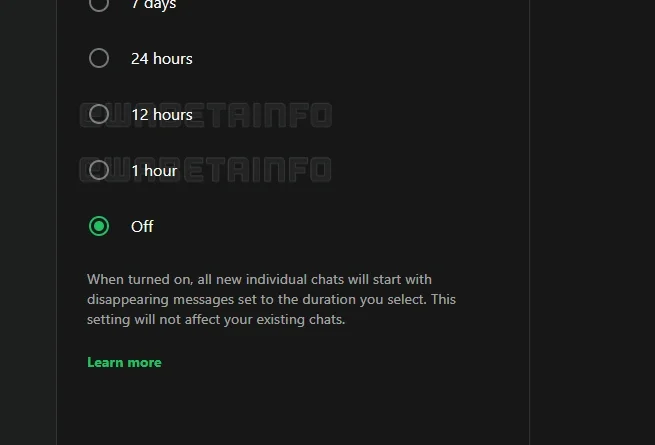 Yeni 1 Saat ve 12 Saatlik Seçenekler