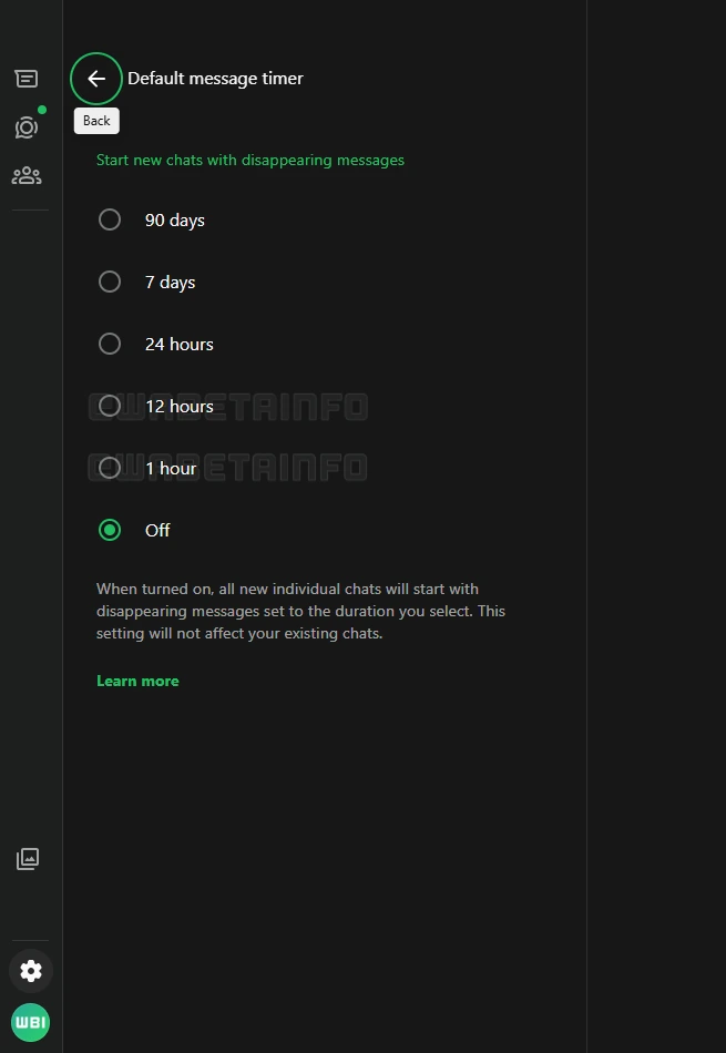 Yeni 1 Saat ve 12 Saatlik Seçenekler