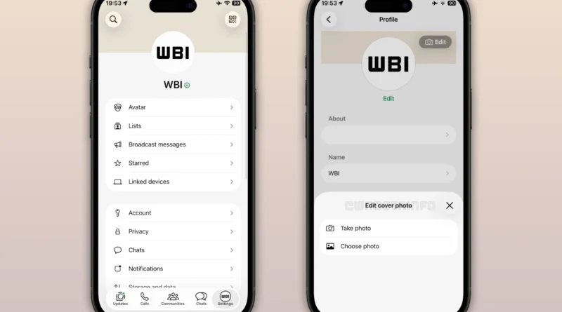 WhatsApp Kapak Fotoğrafı Özelliği iOS'a Geliyor! İşte Ayrıntılar