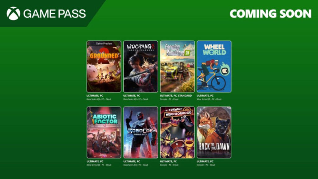 Game Pass'e Katılacak Yeni Oyunlar Açıklandı