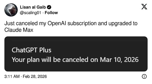 Pentagon'un OpenAI ile Anlaşması Sonucu Şirket, Sosyal Medyada Tepki Topladı