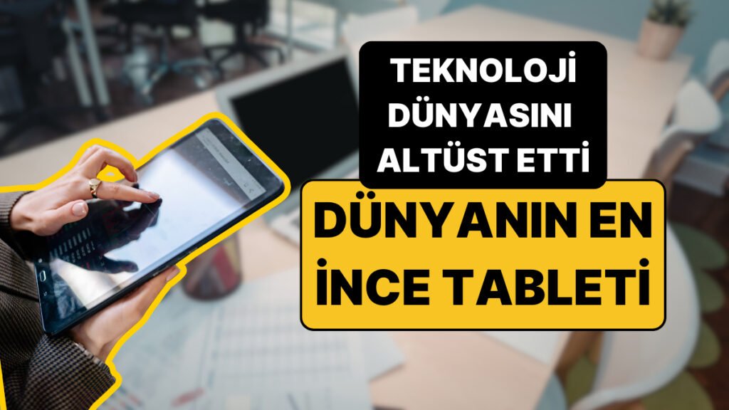 Dünyanın En İnce Android Tableti Tanıtıldı: Honor MagicPad 4 ile Devrim Yolda!