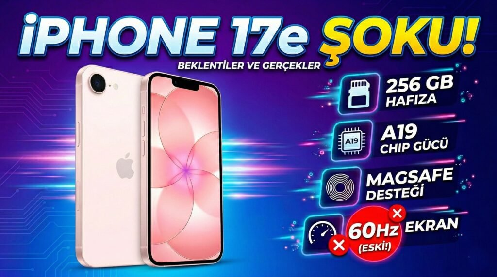 Apple'ın Ekonomik iPhone Modeli 17e: Hem Şaşırttı Hem de Tepki Topladı!
