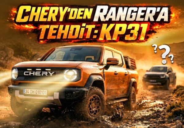 Chery'den Yenilik: Ranger'a Rakip Dizel PHEV Pickup Geliyor