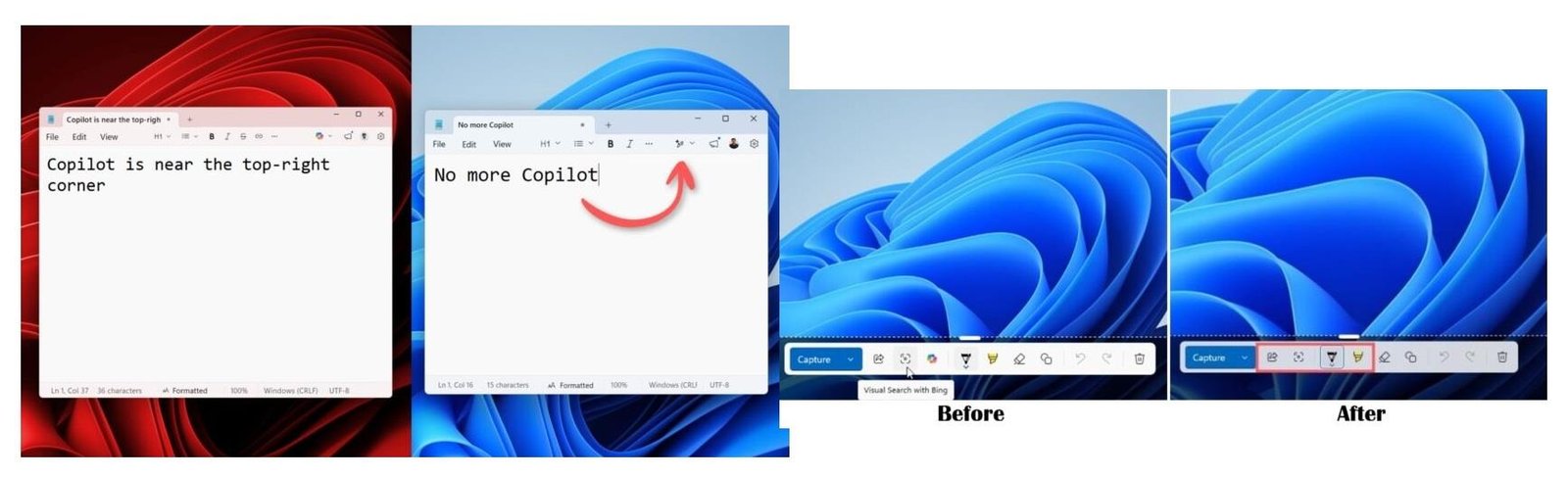 Microsoft'tan geri adım: Copilot, uygulamalardan kalkıyor