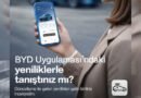 BYD Mobil Uygulaması Yeni Özelliklerle Yenilendi