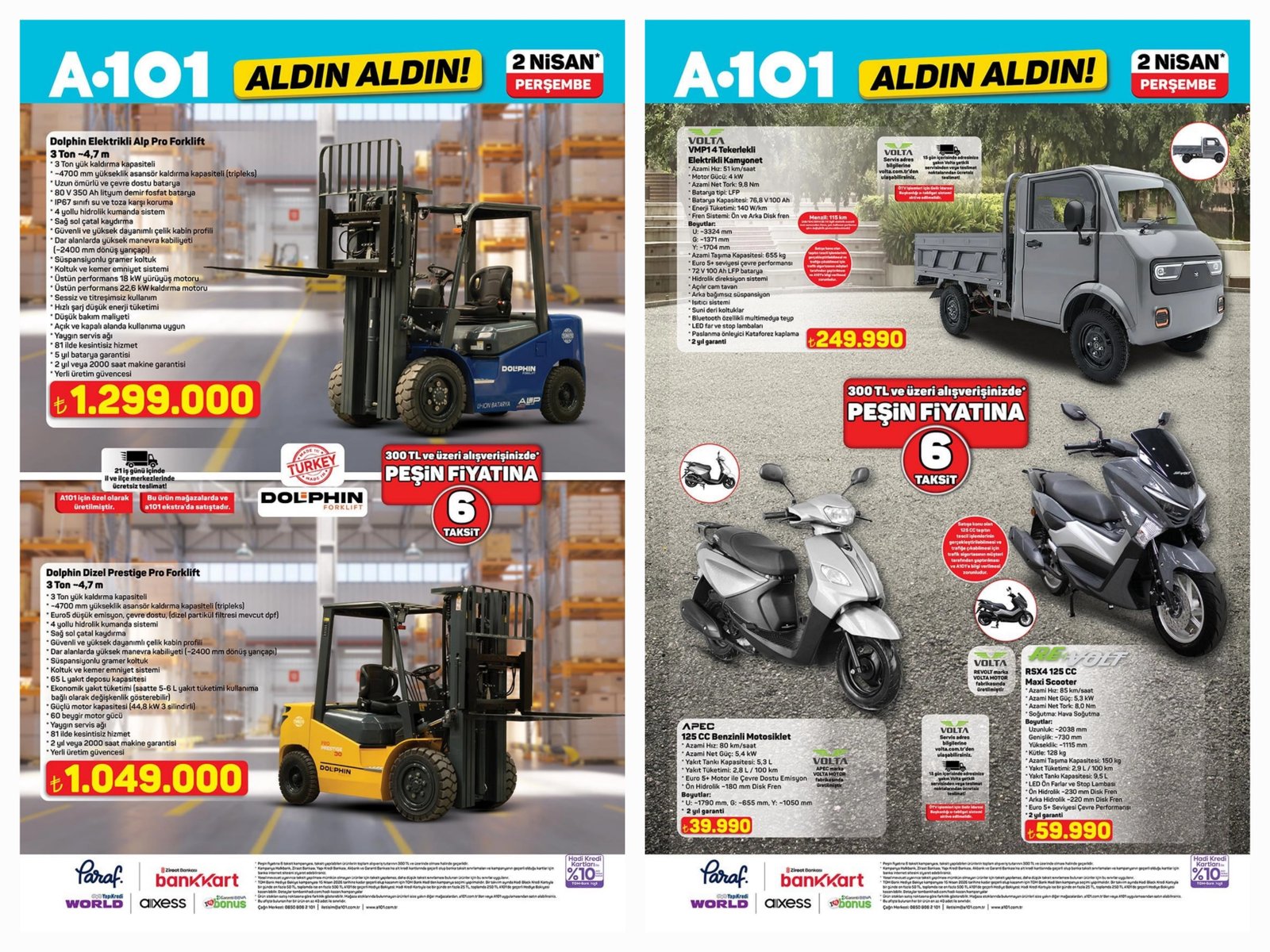 2 Nisan A101 aktüel 