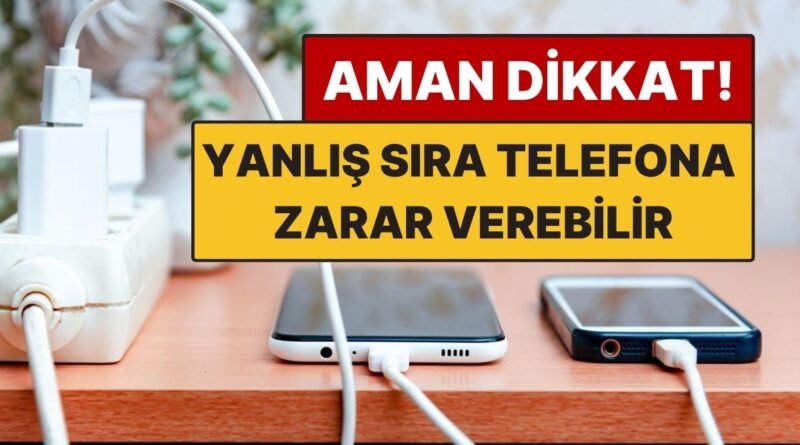 "Telefonu Şarj Ederken Önce Prize Takın! Yanlış Sıra Cihaza Zarar Verebilir" 

şeklinde olacak şekilde "Şarj Esnasında Dikkat! Önce Prize, Sonra Cihaza Takın" olarak yeniden yazabilirim.