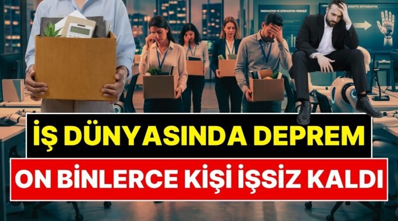 Teknoloji Dünyasında Sarsıcı Değişim: Yapay Zeka On Binlerce Kişiyi İşsiz Bıraktı!