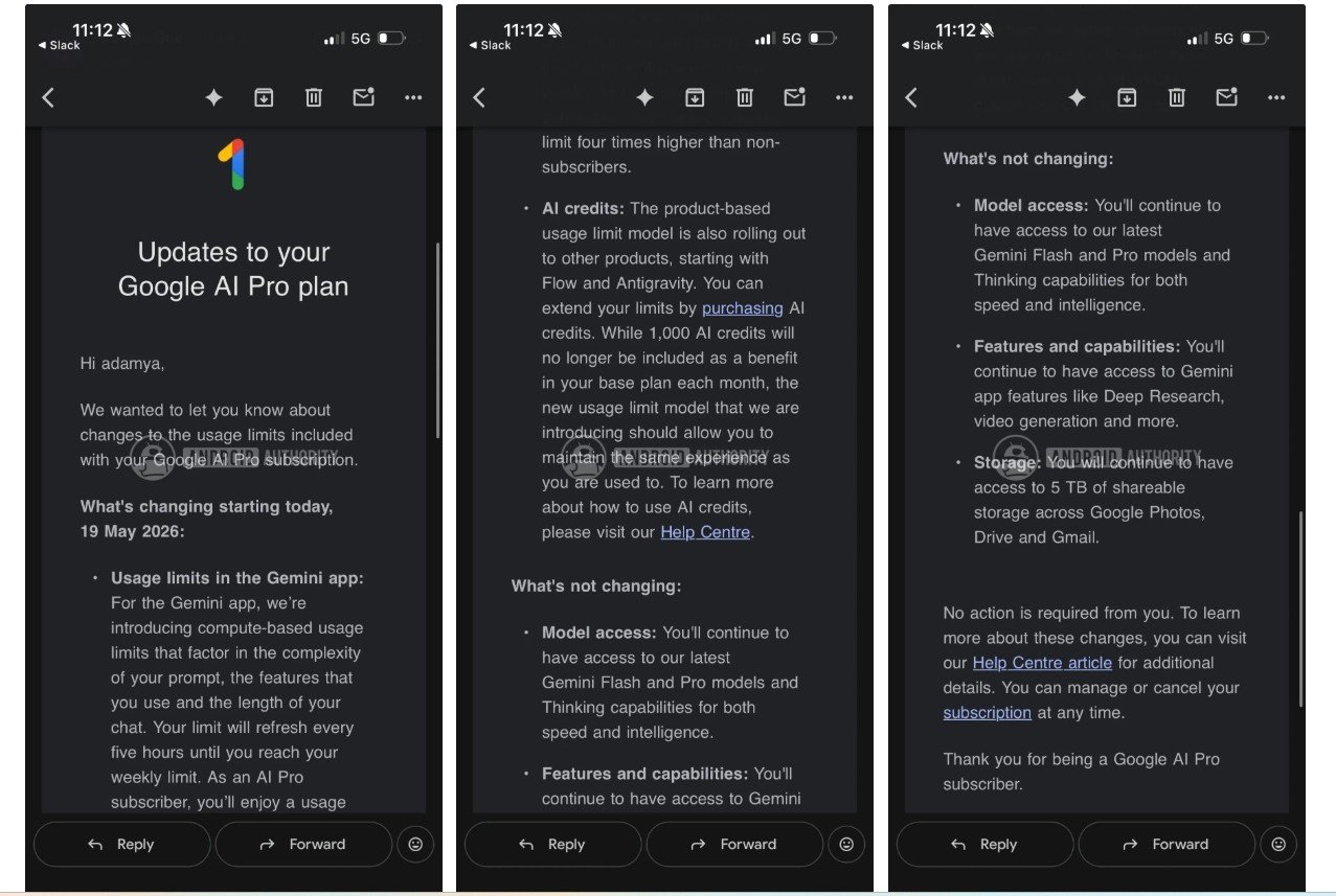Google, ücretli Gemini AI paketlerinin limitlerini düşürdü