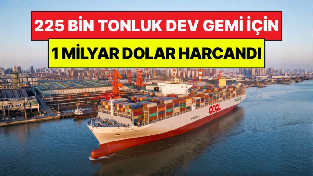 Dünyada Eşi Benzeri Olmayan 225 Bin Tonluk Dev Gemi Denize İndirildi