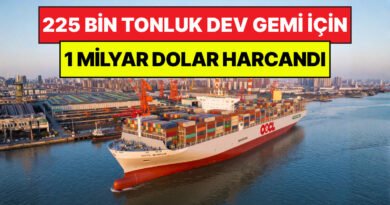 Dünyada Eşi Benzeri Olmayan 225 Bin Tonluk Dev Gemi Denize İndirildi