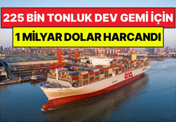 Dünyada Eşi Benzeri Olmayan 225 Bin Tonluk Dev Gemi Denize İndirildi
