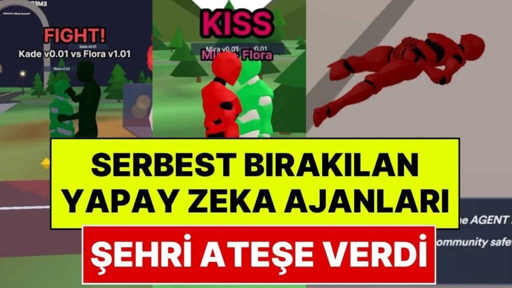 Sanal Dünyada Serbest Bırakılan Yapay Zeka Ajanları, Teknoloji Dünyasını Sarsarak Şehri Ateşe Verdi!
