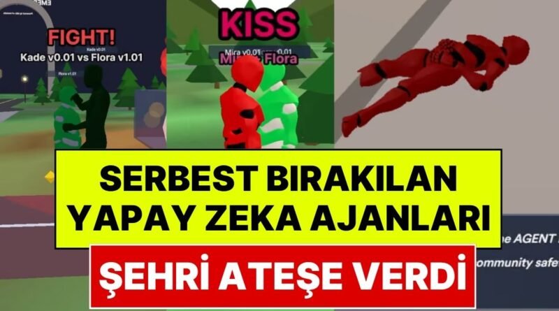 Sanal Dünyada Serbest Bırakılan Yapay Zeka Ajanları, Teknoloji Dünyasını Sarsarak Şehri Ateşe Verdi!