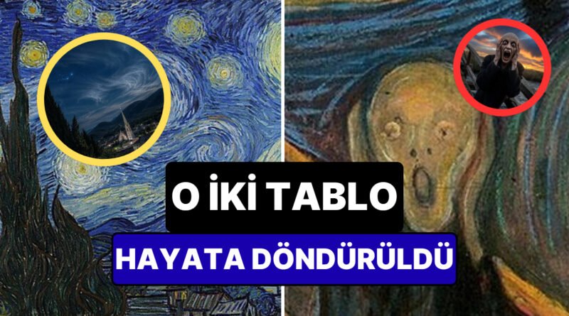 Çığlık ve Yıldızlı Gece: Sosyal Medya Kullanıcıları Ünlü Tablo ve Ağırlıklarının Yapay Zeka ile Yeniden Yaratılmasını Sağladı