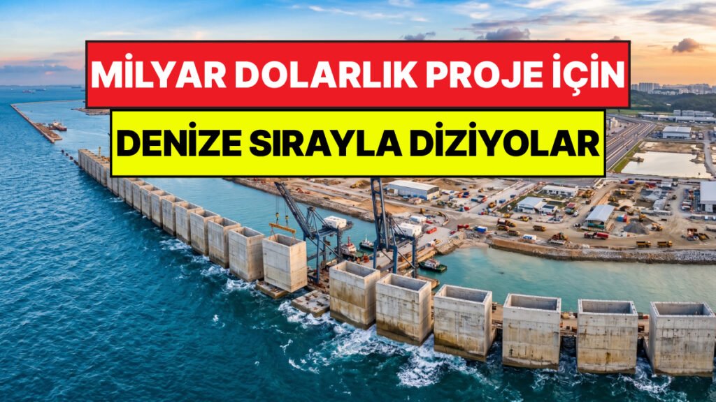 20 Milyar Dolarlık Proje İçin Denizin Dibine 10 Katlı Bina Boyutunda Kutular Yerleştiriliyor