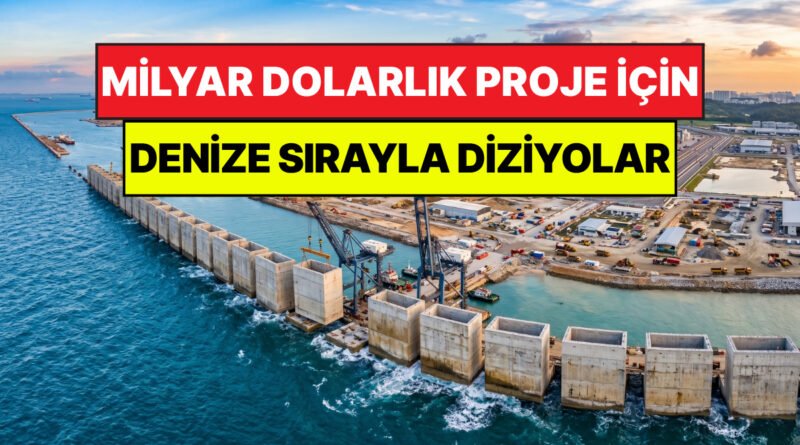 20 Milyar Dolarlık Proje İçin Denizin Dibine 10 Katlı Bina Boyutunda Kutular Yerleştiriliyor