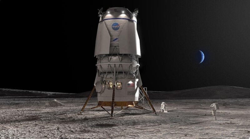 NASA ve Blue Origin, iniş aracı için eğitim sürecini başlatıyor.