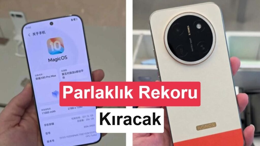 Honor'un Yeni Telefonu Ekran Parlaklığıyla Rekor Kıracak!