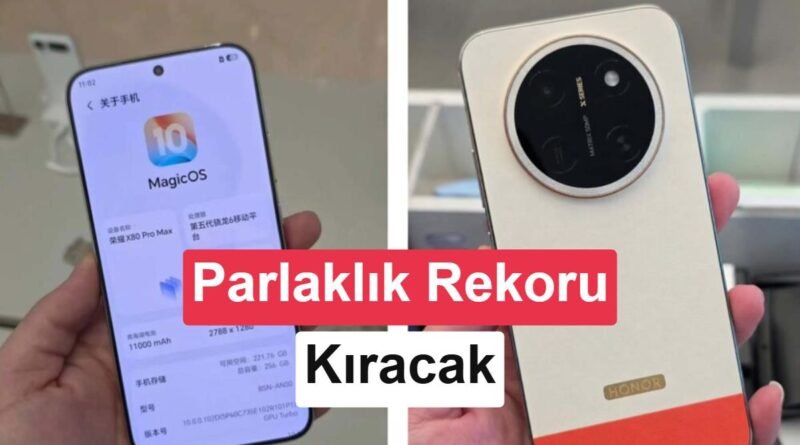 Honor'un Yeni Telefonu Ekran Parlaklığıyla Rekor Kıracak!