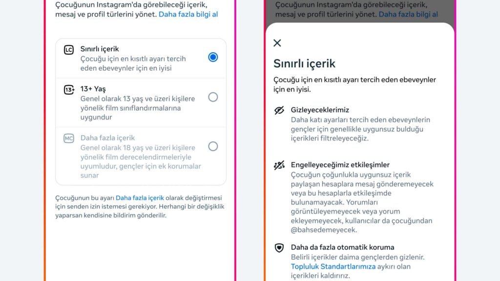 Türkiye'de Kullanıma Sunulan Instagram'ın Yeni Genç Hesapları Özelliği