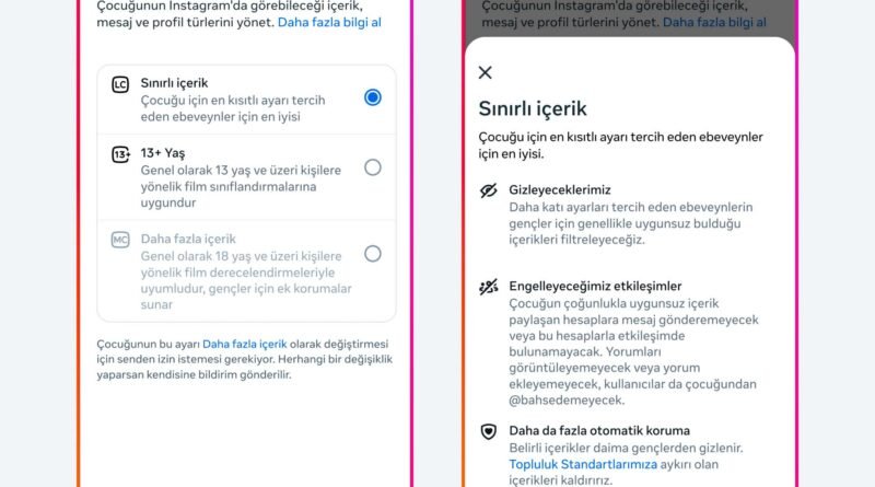 Türkiye'de Kullanıma Sunulan Instagram'ın Yeni Genç Hesapları Özelliği