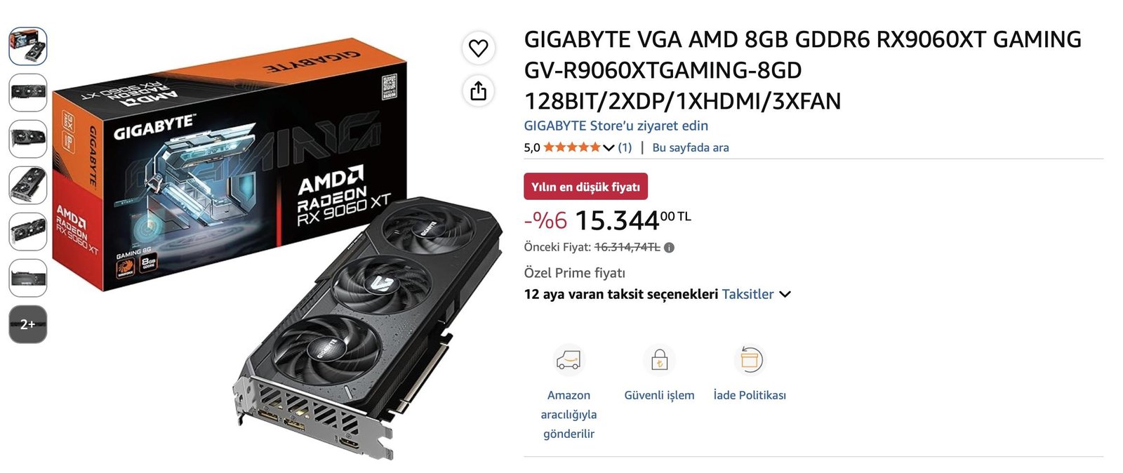 AMD Radeon RX 9060 XT ekran kartında 'dip fiyat' fırsatı