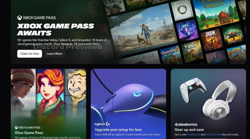 Discord Nitro, Xbox Game Pass ile Hediye geliyor!