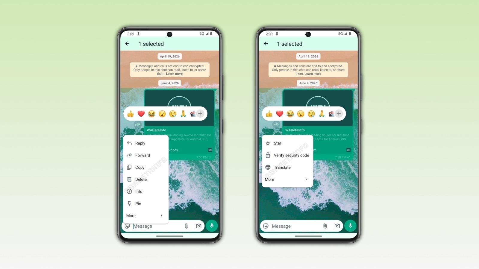 WhatsApp, Android mesaj menüsünü 3 yıl sonra yeniledi