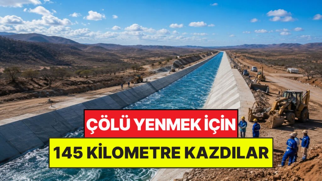 Koca Çölü Aşmak İçin 145 Kilometrelik Yapay Nehir Projesi: Milyonlarca Kişiye Su Sağlayacak