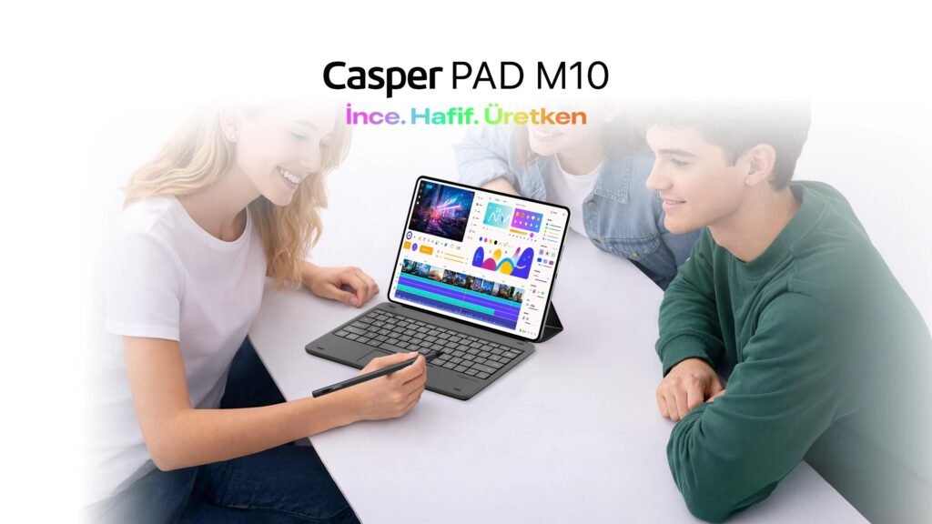 Kalem ve Klavyeli Casper PAD M10 Pro Tanıtıldı" 

Alternatif: "Kalem ve Klavyeye Sahip Casper PAD M10 Pro Tanıtıldı