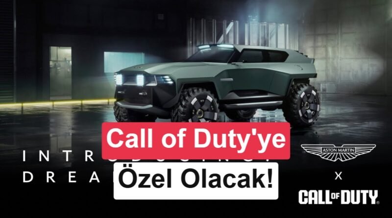 Aston Martin, Call of Duty'ye Özel SUV Modelini Tanıttı!