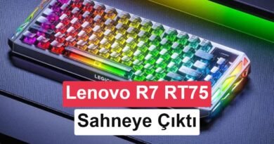 Lenovo Legion R7 RT75 Tanıtıldı: TFT Ekranlı Yeni Nesil Klavye