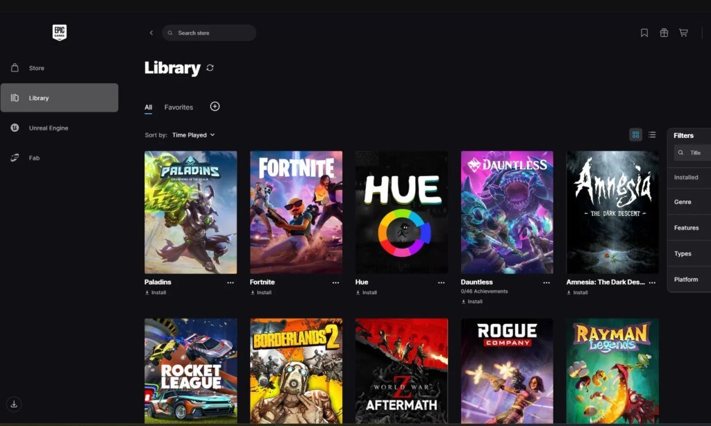 Epic, Oyun Başlatıcısını Hızlandırıyor ve Yeni Özelliklerle Dolu!