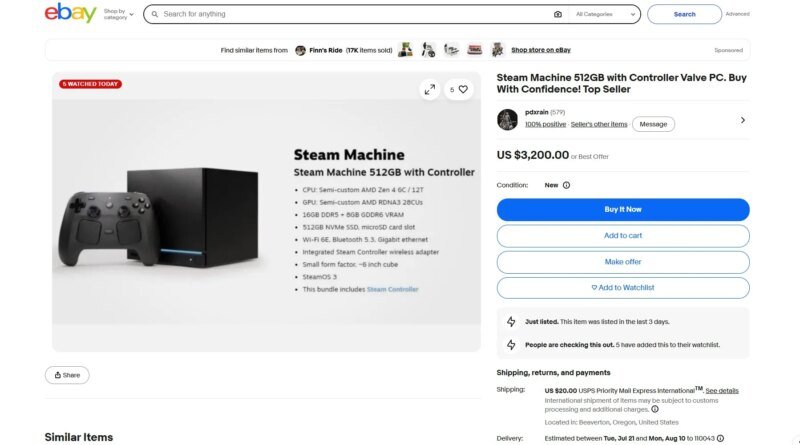 Steam Makinesi Daha Çıkmadan, İkinci El Çılgınlığı Başladı!