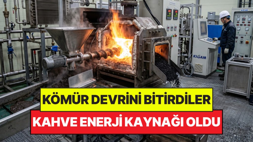 Kömür Çağını Kapatıyorlar: 900 Derecede Isıtılan Kahve Yenilenebilir Enerji Kaynağı Haline Geldi