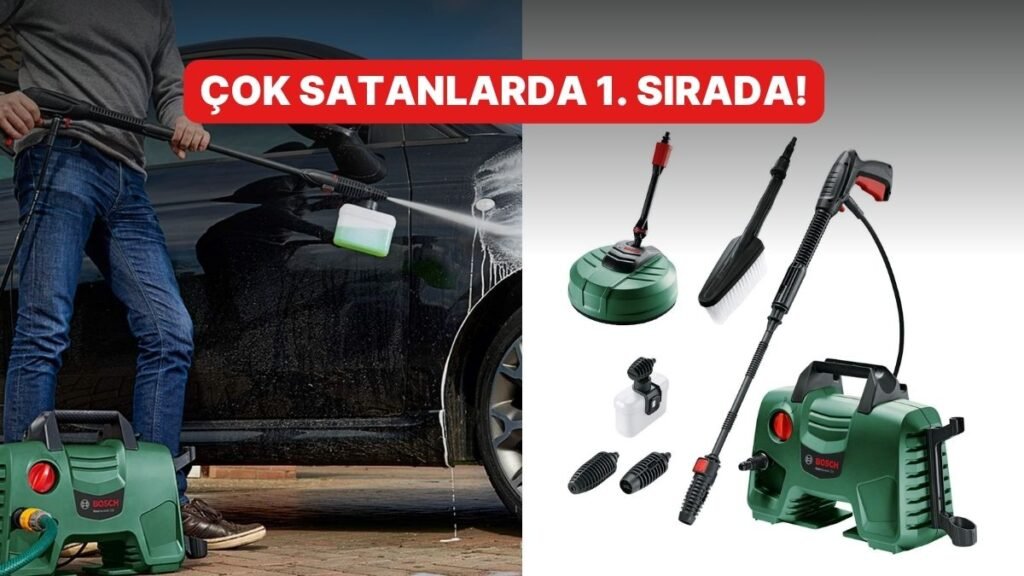 Arabası ve Bahçesi için En İyisi: Bosch Yüksek Basınçlı Yıkama Makinesi Şimdi İndirimde!