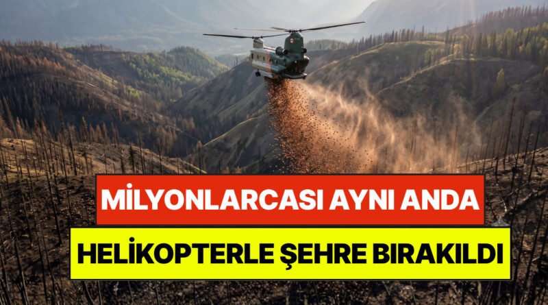 Milyonlarca Kuşu Aynı Anda Helikopterle Şehre Bıraktılar: Hız Rekoru Kırdı!